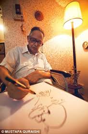 Laxman drawing common man